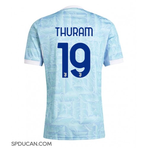Muški Nogometni Dres Juventus Khephren Thuram #19 Gostujuci 2025-26 Kratak Rukav